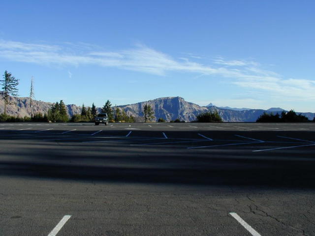 crater lake parking